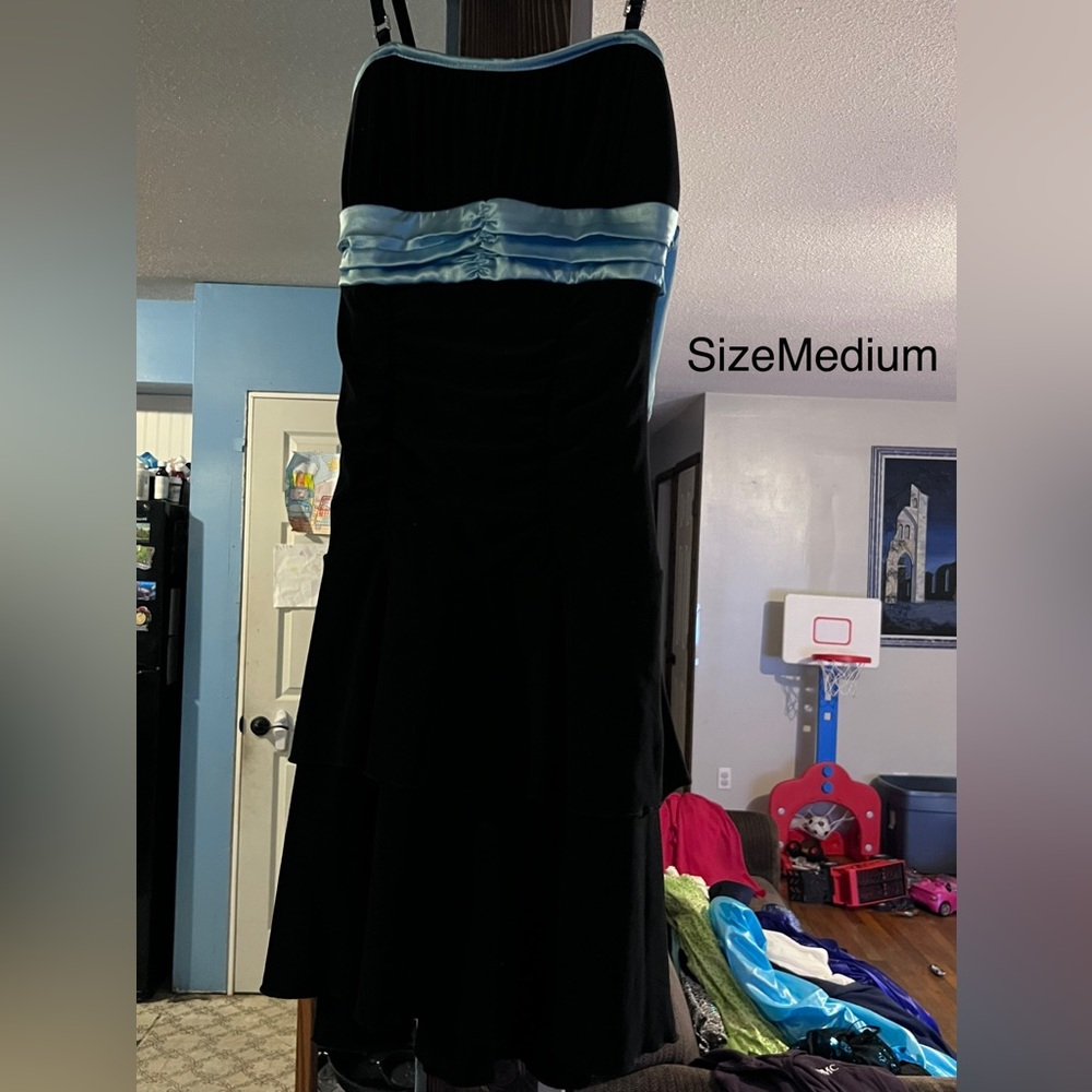 Black and blue dress from debs older but only worn a few times. OBO